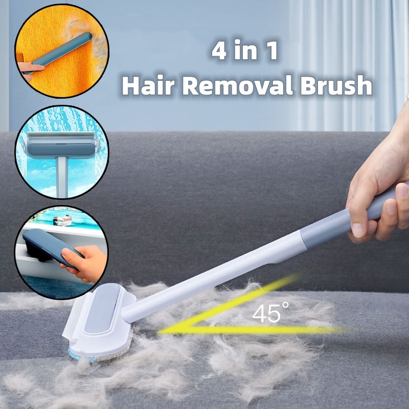 4-in-1 Pet Hair Removal Brush & Window Cleaner